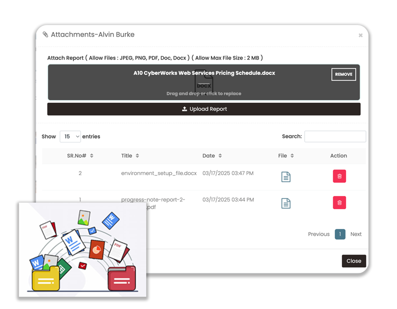 Secure Client-based Document Library